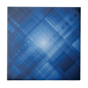 Dark blue hi-tech background ceramic tile