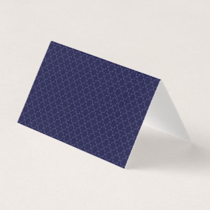 Dark Blue Islamic Geometric Pattern