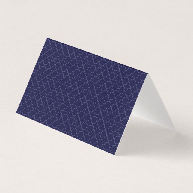 Dark Blue Islamic Geometric Pattern (Front)
