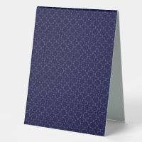 Dark Blue Islamic Geometric Pattern