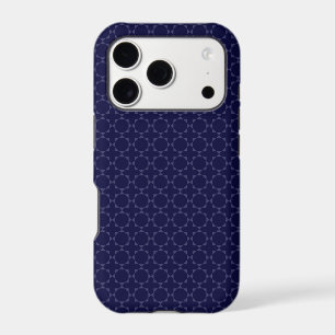 Dark Blue Islamic Geometric Pattern