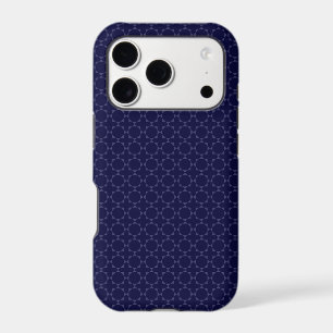 Dark Blue Islamic Geometric Pattern