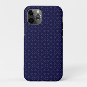 Dark Blue Islamic Geometric Pattern iPhone 11 Pro Case
