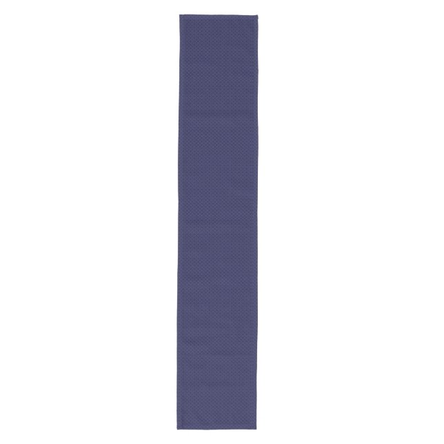 Dark Blue Islamic Geometric Pattern Medium Table Runner (Front)