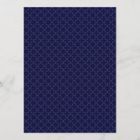 Dark Blue Islamic Geometric Pattern
