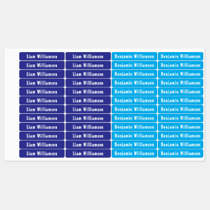 Dark Blue, Light Blue Boy Family Waterproof