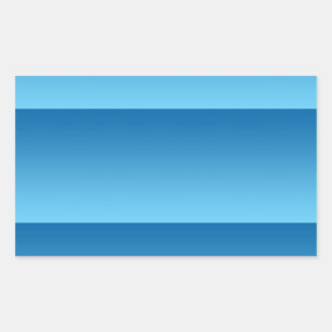 Dark Blue Ombre Rectangular Sticker