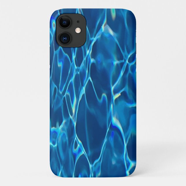Dark Blue Pool Water  Case-Mate iPhone Case (Back)
