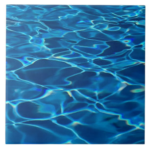 Dark Blue Pool Water Ceramic Tile