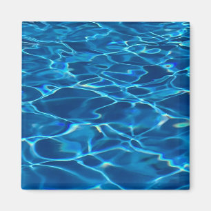 Dark Blue Pool Water  Magnet