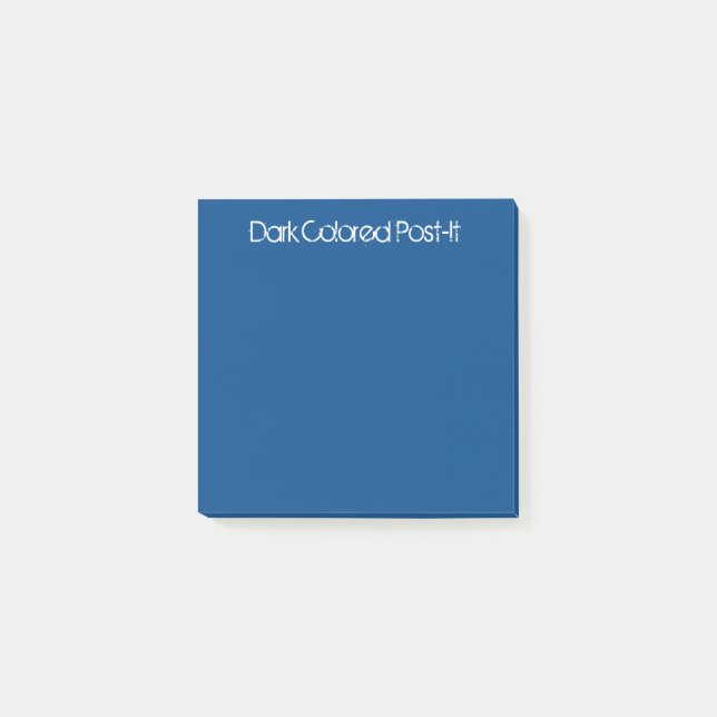 Dark blue post-it notes (Front)