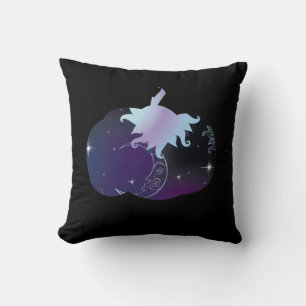 Dark Blue Pumpkin Cushion