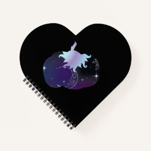 Dark Blue Pumpkin Notebook