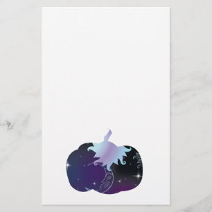 Dark Blue Pumpkin Stationery