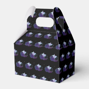 Dark Blue Pumpkins Favour Box