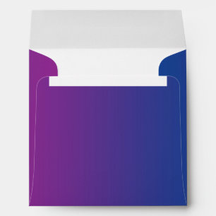 Dark Blue & Purple Ombre Envelope