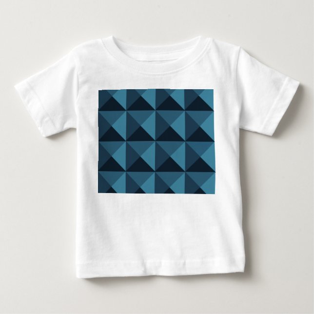 Dark Blue Pyramids  Baby T-Shirt (Front)