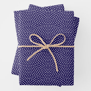 Dark Blue Same Komon (large scale) Wrapping Paper Sheet