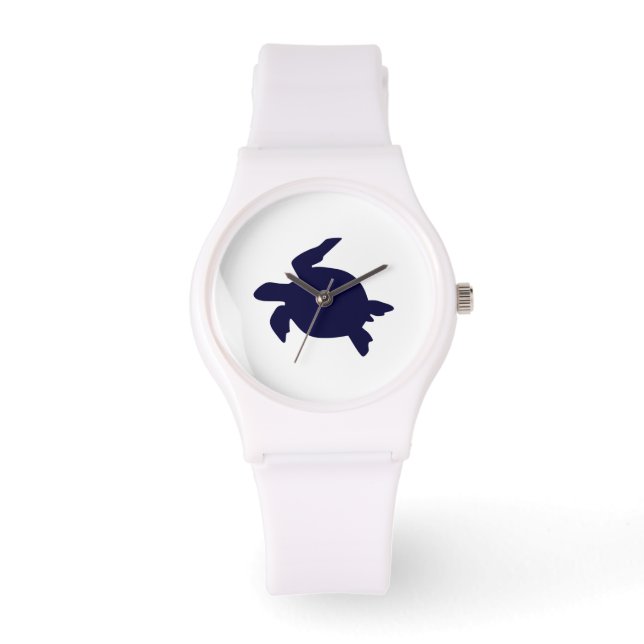 Dark Blue Sea Turtle Watch (Front)