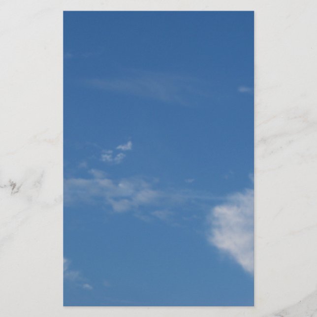 dark blue sky white clouds (Front)