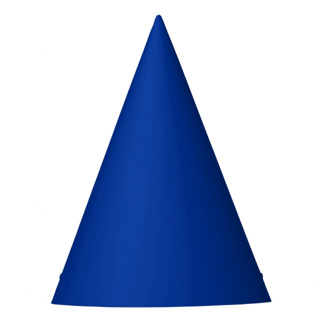 Dark Blue Solid Colour Party Hat (Front)