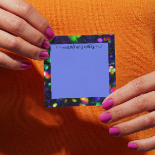Dark Blue Sparkling Post-it Notes