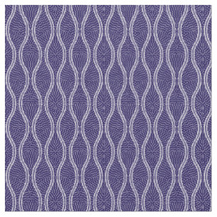 Dark Blue Tatewaku Same Komon (medium scale) Fabric