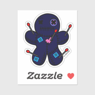 Dark Blue Voodoo Doll