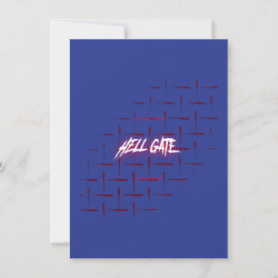 Dark Blue Wallpaper Elegant Minimalist Design Thank You Card