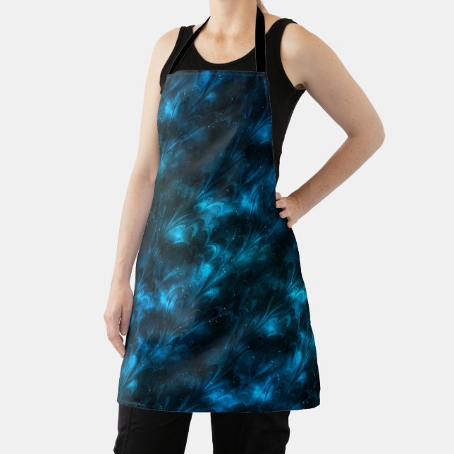 Dark Blue Wave Apron (Insitu)