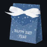 dark blue winter night favour box<br><div class="desc">dark blue winter night</div>