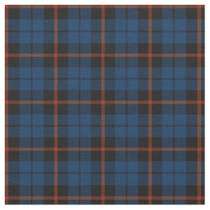 dark blue with red strip plaid print2 fabric