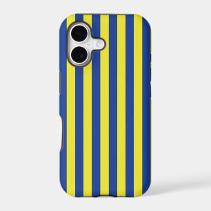 Dark Blue & Yellow Stripes