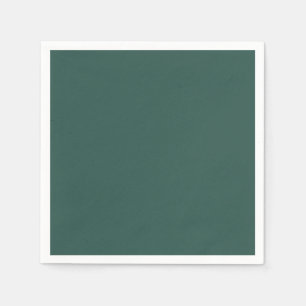 Dark Bluish Fir Green - Paper Napkins