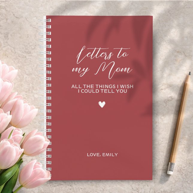 Dark Blush Grief Journal for Loss of Mother (Creator Uploaded)