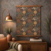 Dark Boho Terracotta Sage