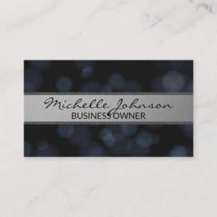 Dark Bokeh Background Business Card