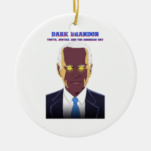 Dark Brandon Ceramic Ornament