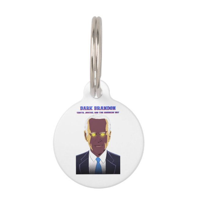 Dark Brandon Pet Tag (Front)