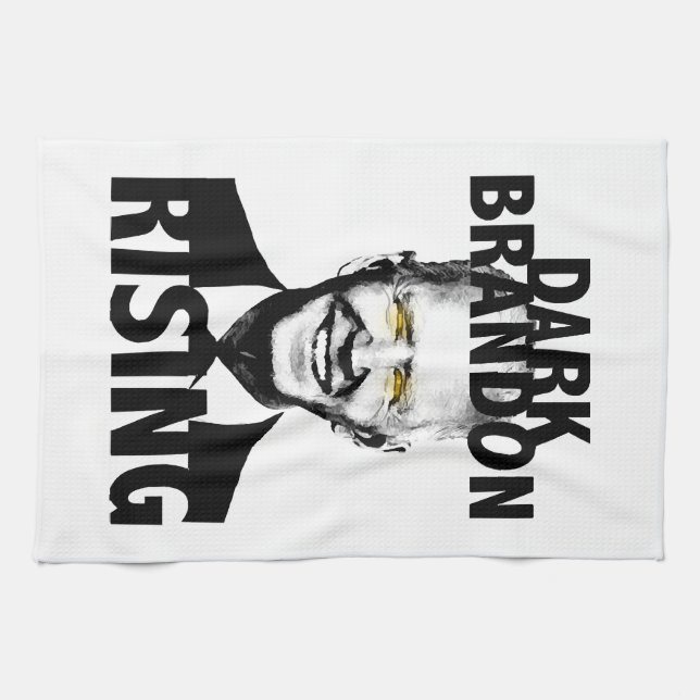 Dark Brandon Rising Tea Towel (Horizontal)
