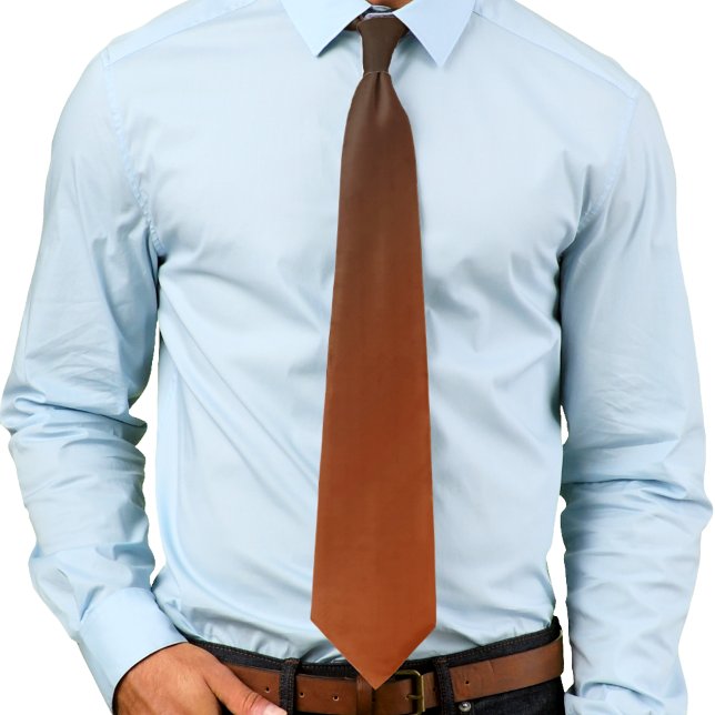 Dark Brown And Orange Rust Gradient Ombre Tie (Creator Uploaded)