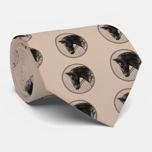 Dark Brown Bay Warmblood Dressage Horse Sepia Tie
