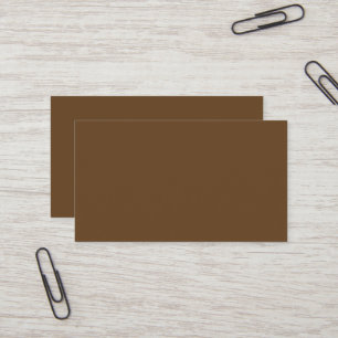 Dark Brown Business Card