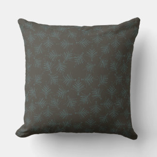 Dark brown decorative cushion