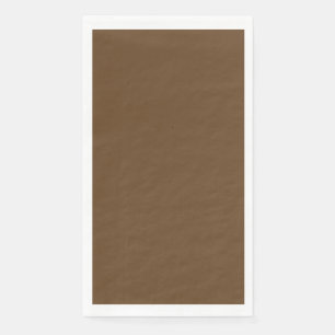 Dark Brown Guest Paper Napkin