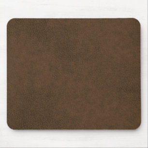 Dark Brown Leather Texture Pattern Background Mouse Pad