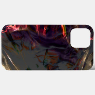 Dark brown stained with crease iPhone 13 pro max case