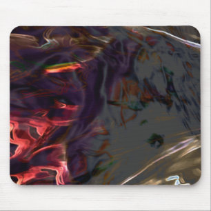 Dark brown stained with crease mouse pad
