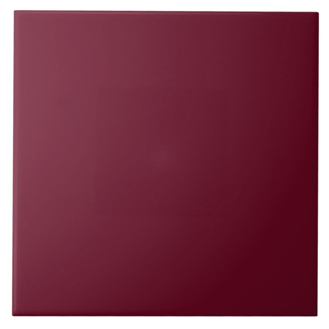 Dark Burgundy Ceramic Tile (Front)