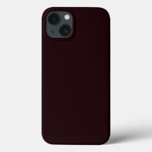 Dark Burgundy   Plain Burgundy  iPhone 13 Case